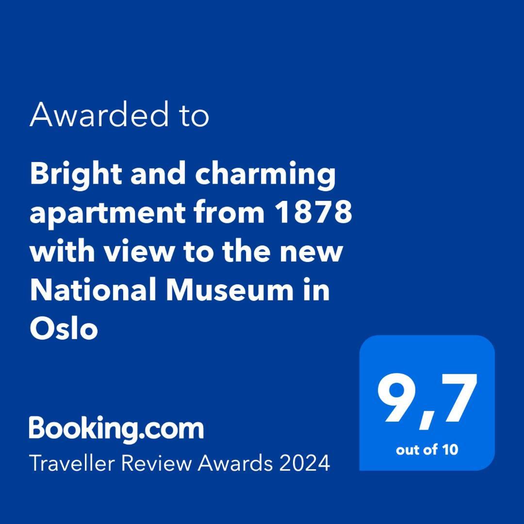 Bright And Charming Apartment From 1878 With View To The New National Museum In Oslo Dış mekan fotoğraf