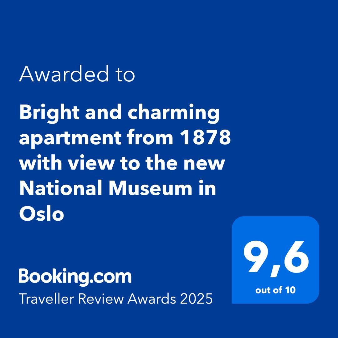 Bright And Charming Apartment From 1878 With View To The New National Museum In Oslo Dış mekan fotoğraf